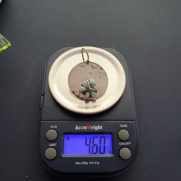 Silpada Sterling 925 Quartzite Flower Blossom Disc Earrings - Picture 7 of 7